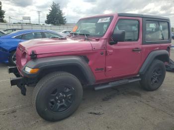  Salvage Jeep Wrangler