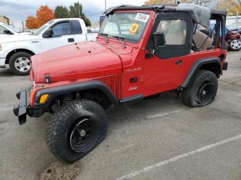  Salvage Jeep Wrangler