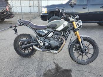 Salvage Triumph Motorcycle Scrambler