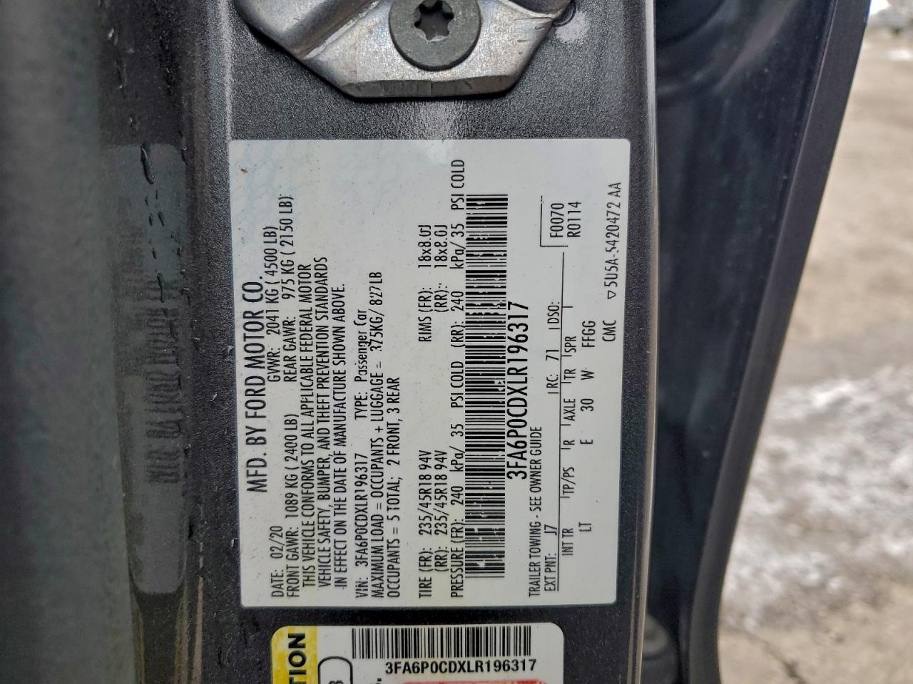 Ford Fusion Sel Image 6