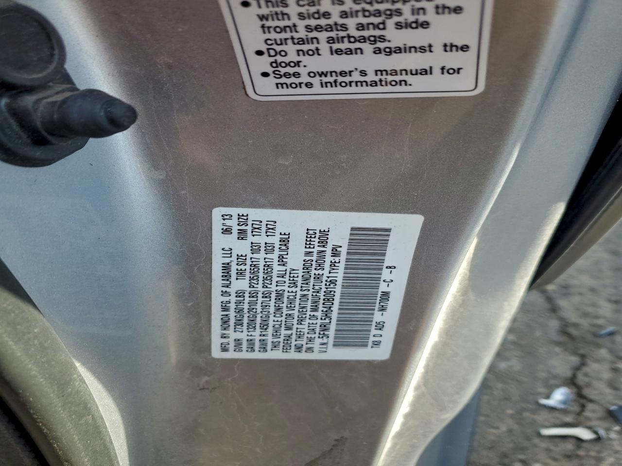 Honda Odyssey Exl Image 4