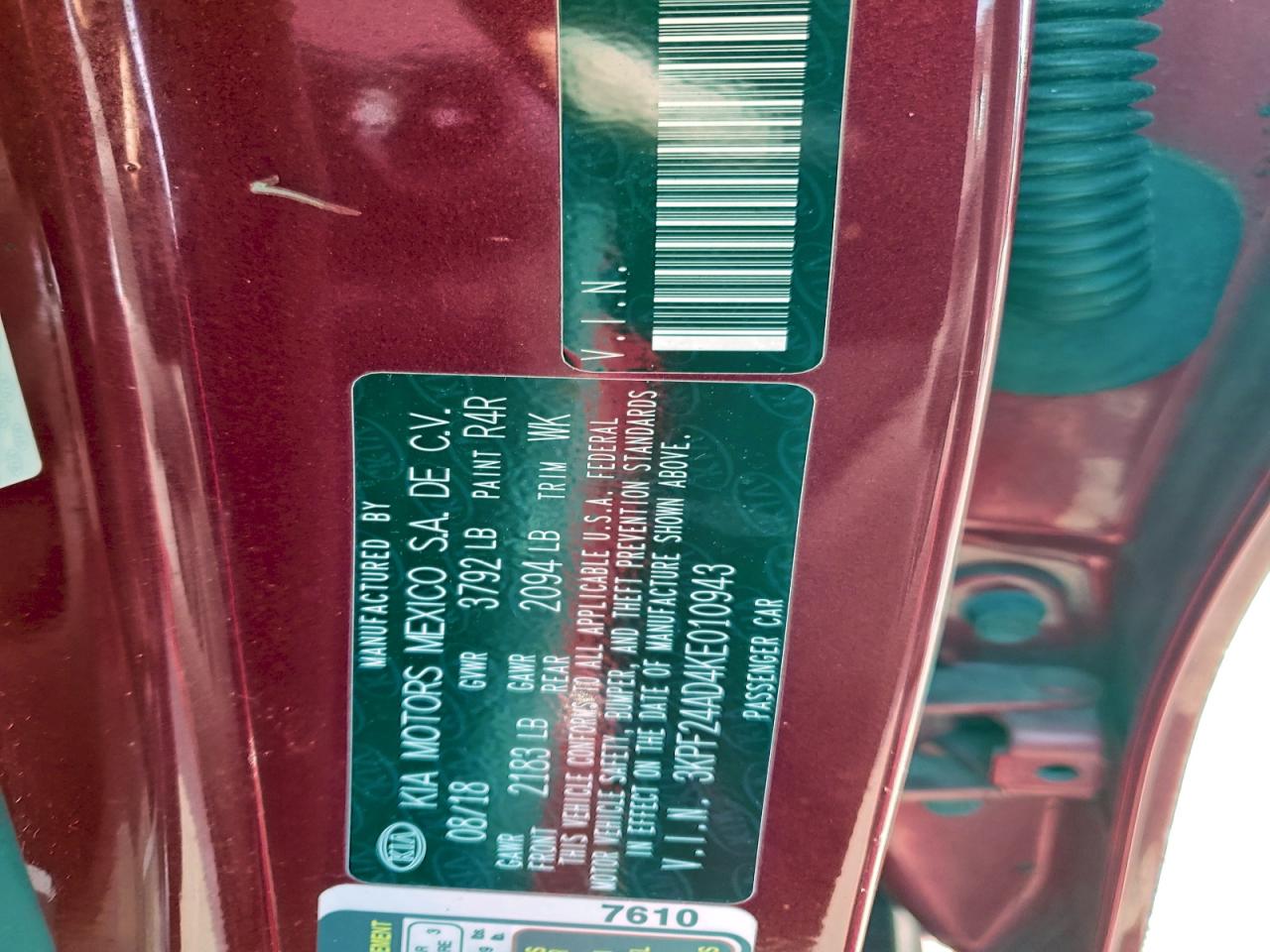 Kia Forte Fe Image 5