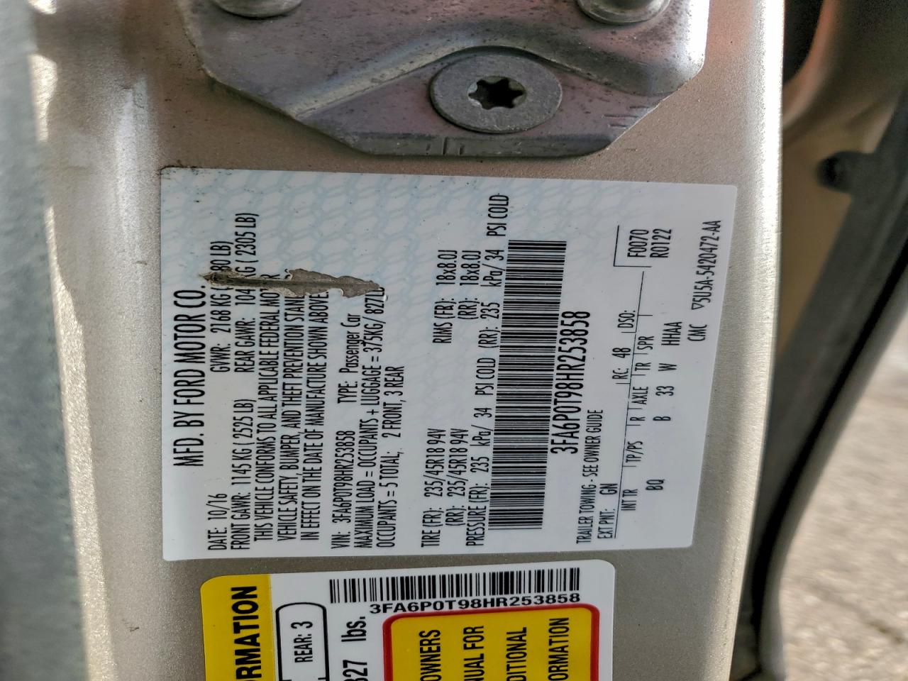 Ford Fusion Se Image 9