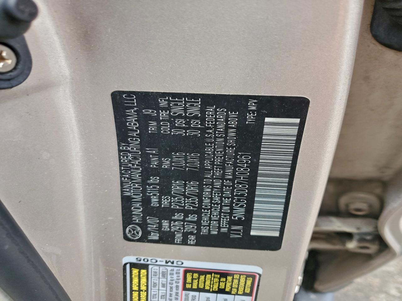 Hyundai SANTA FE Gls Image 8