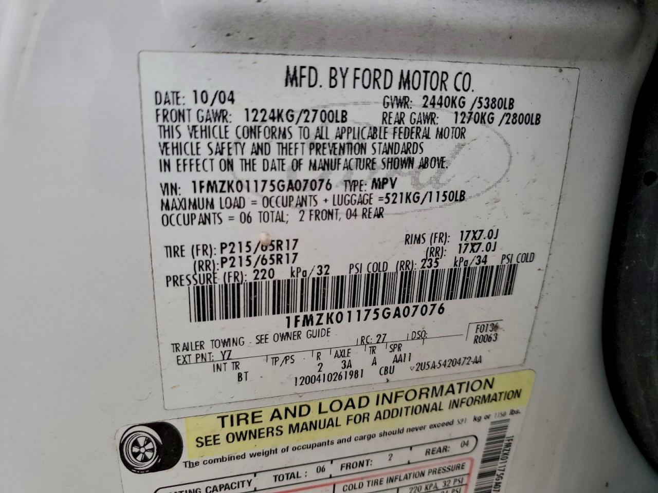 Ford Freestyle Se Image 10