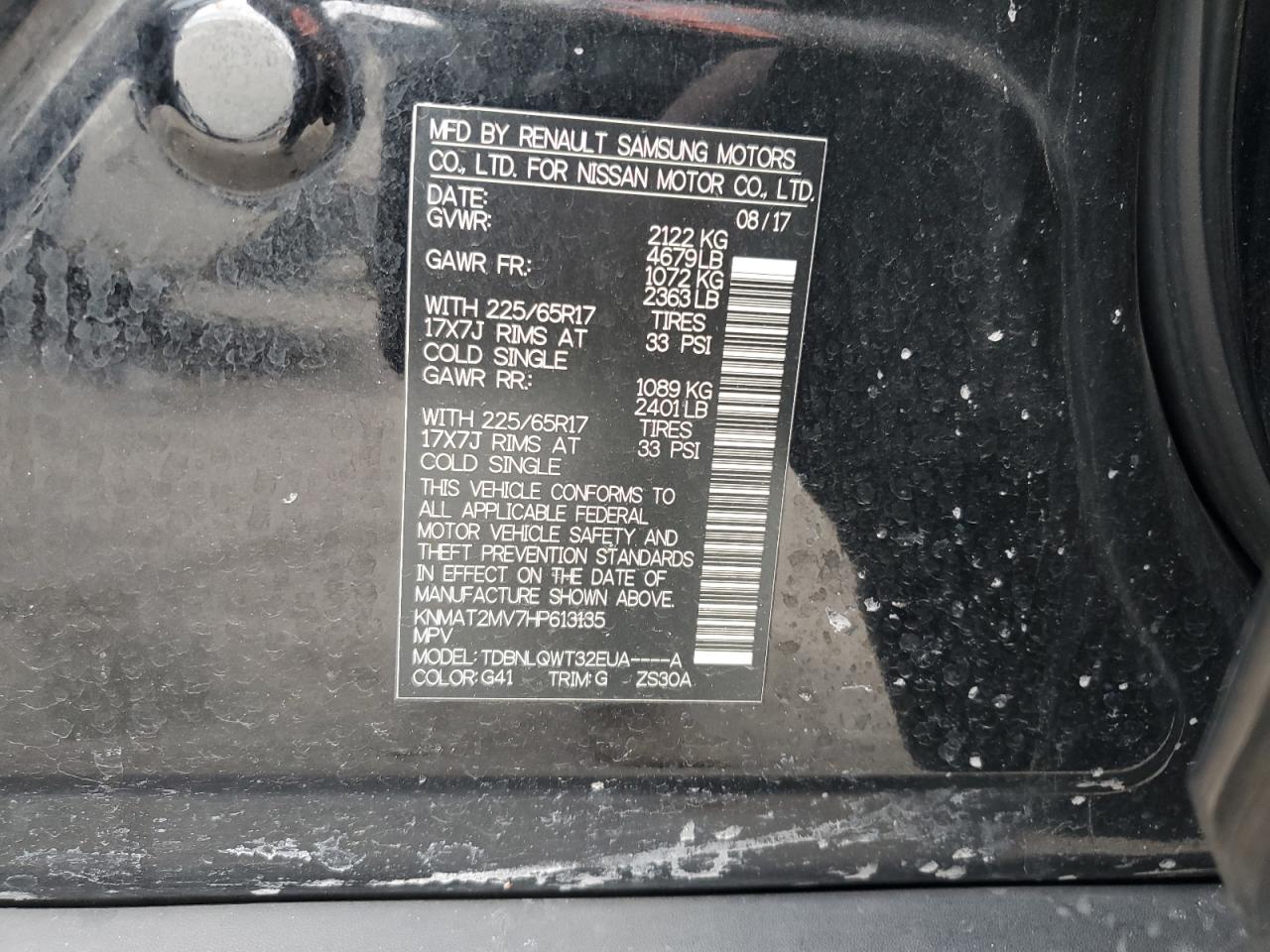 Nissan Rogue S Image 9